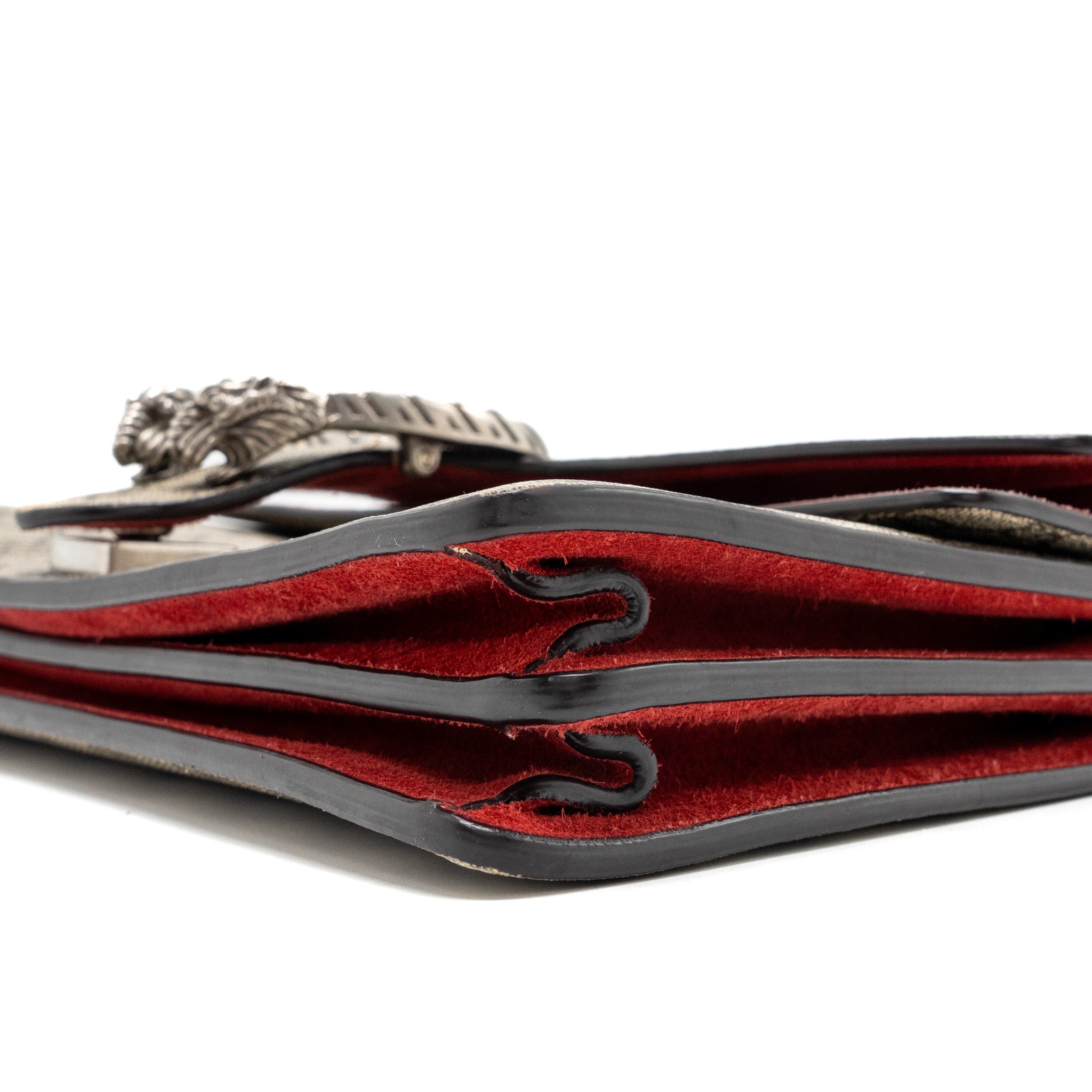 Gucci small Dionysus GG shoulder bag GG supreme canvas/ red SHW - Image 7
