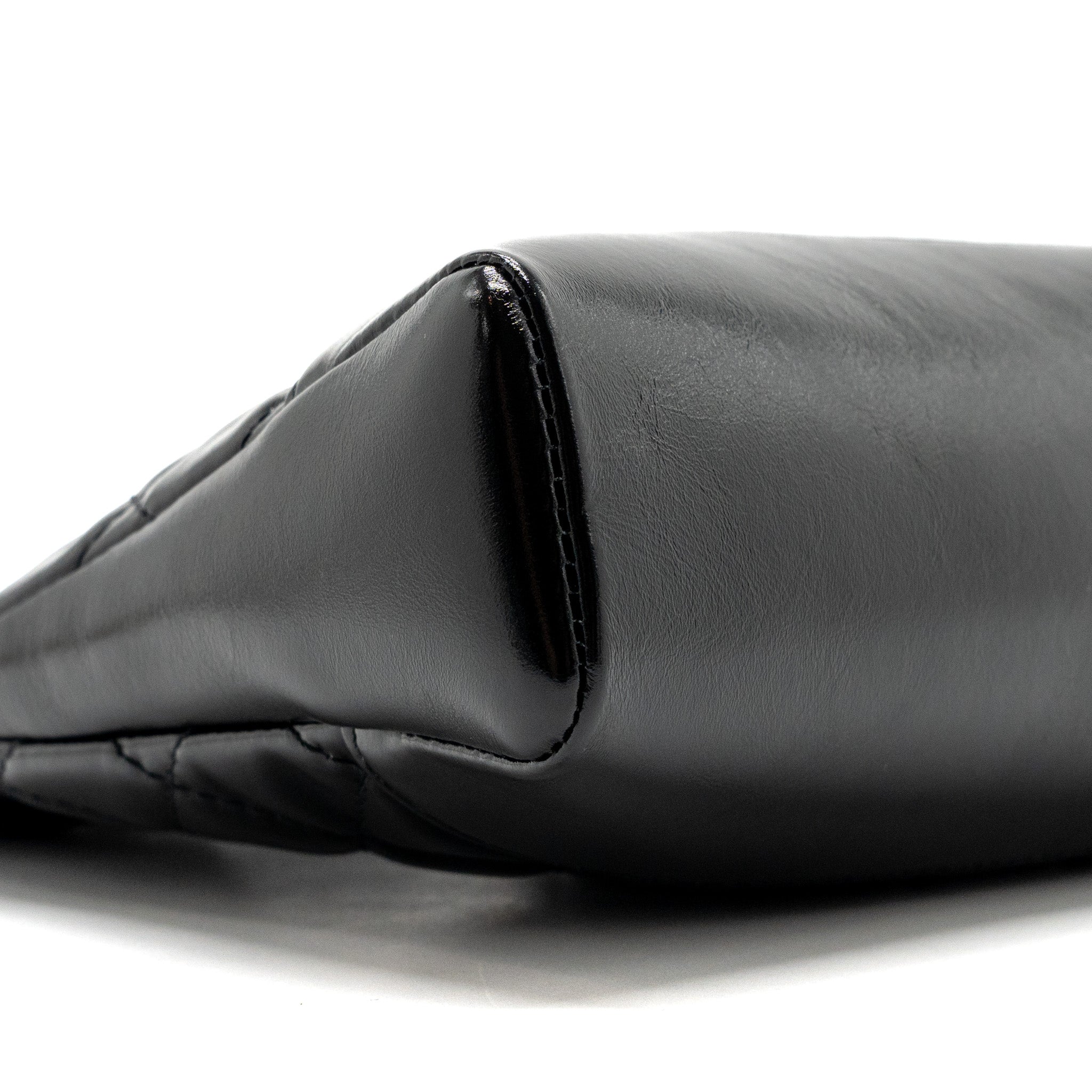 Chanel 24C mini 31 bag shiny calfskin black LGHW (microchip) - Image 6