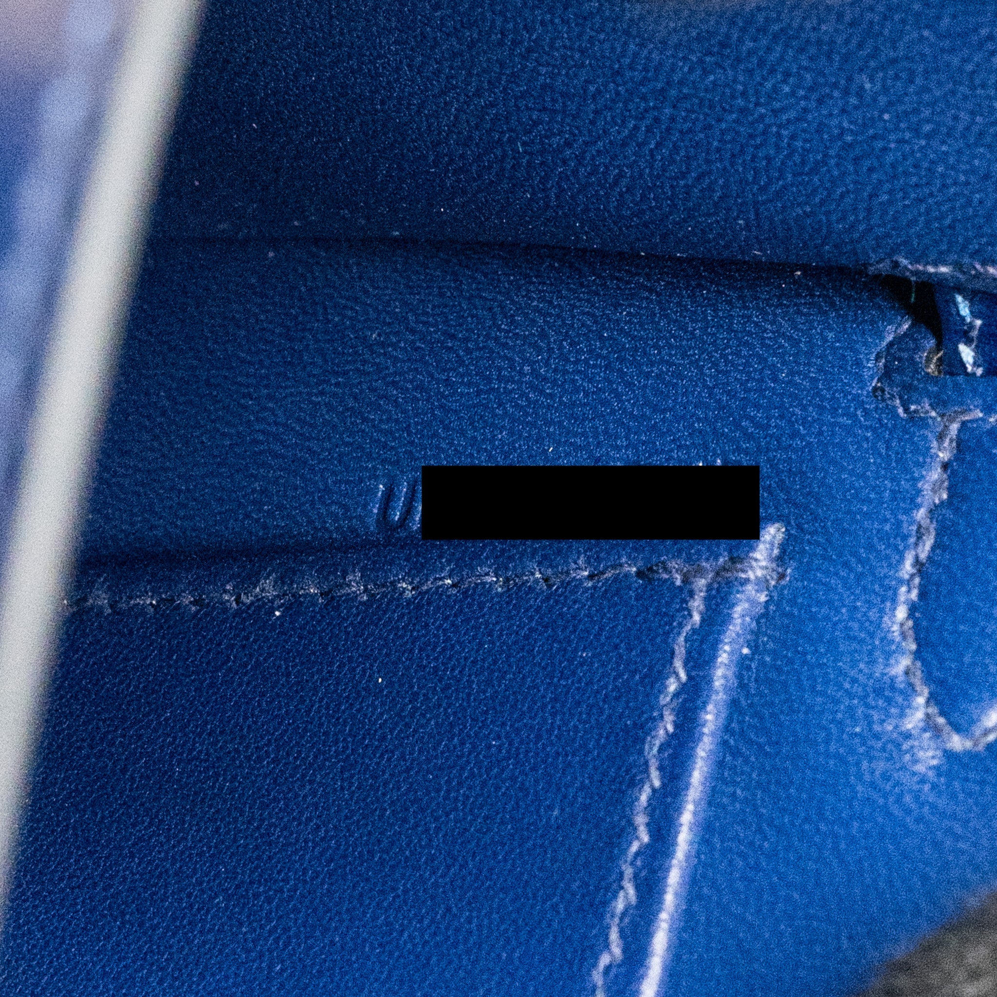 hermes mini kelly II box calfskin blue Saphir GHW stamp U - Image 16