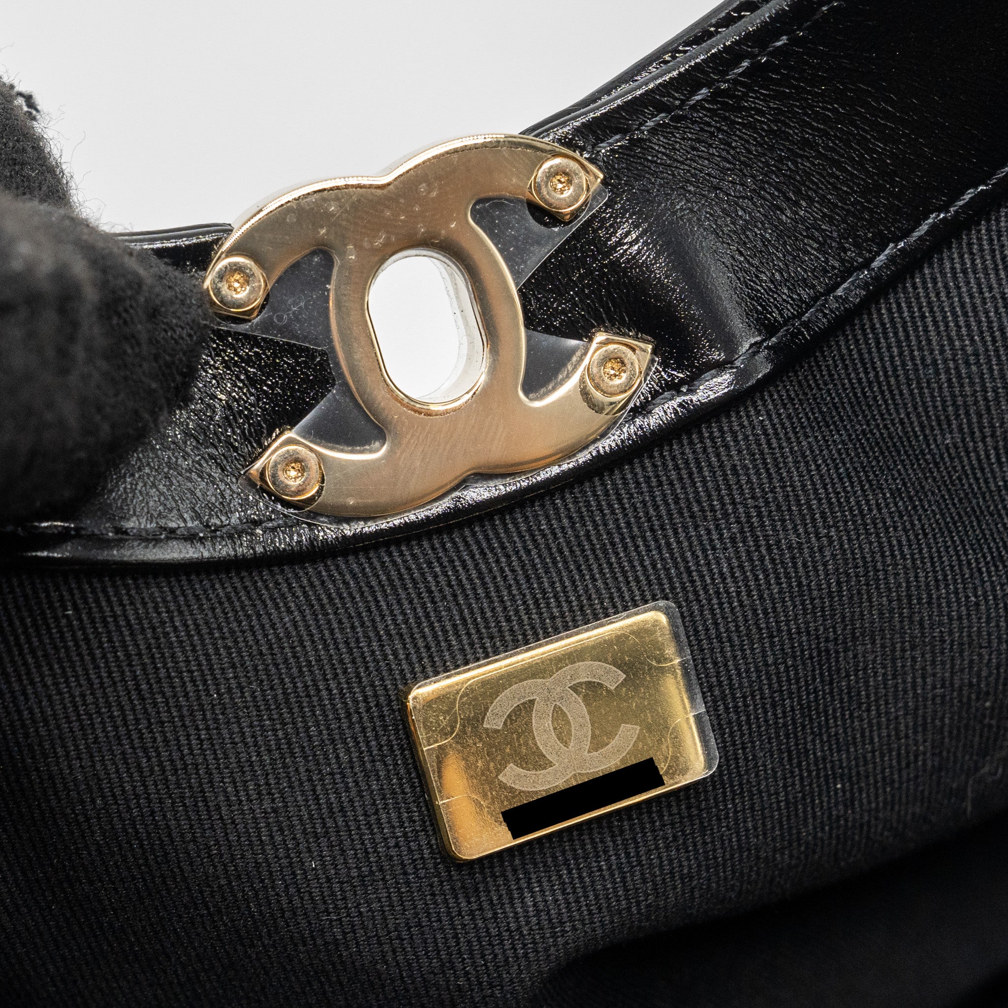 Chanel 24C mini 31 bag shiny calfskin black LGHW (microchip) - Image 14