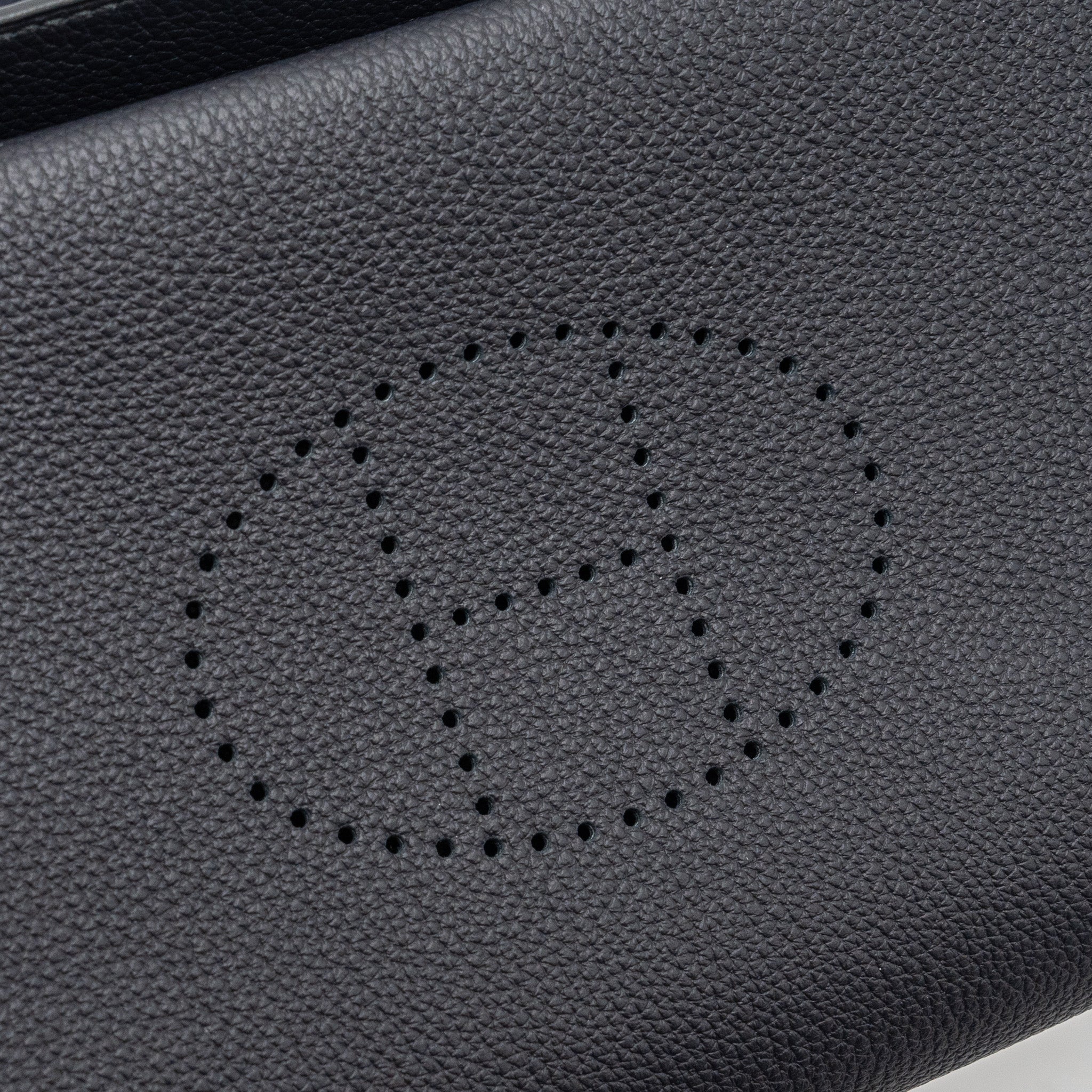 Hermes Videpoches togo black with multicolour strap SHW stamp U - Image 8