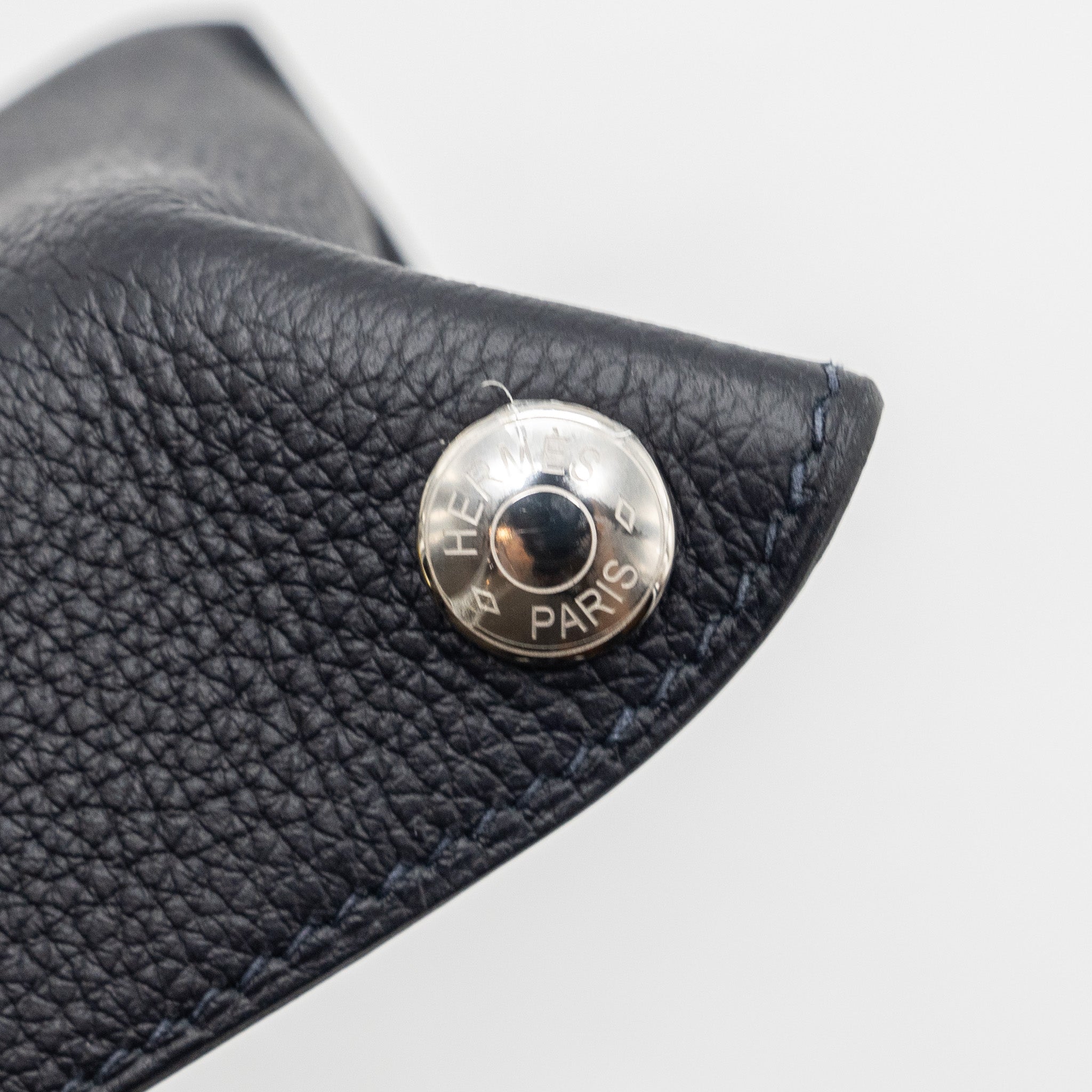 Hermes Videpoches togo black with multicolour strap SHW stamp U - Image 10