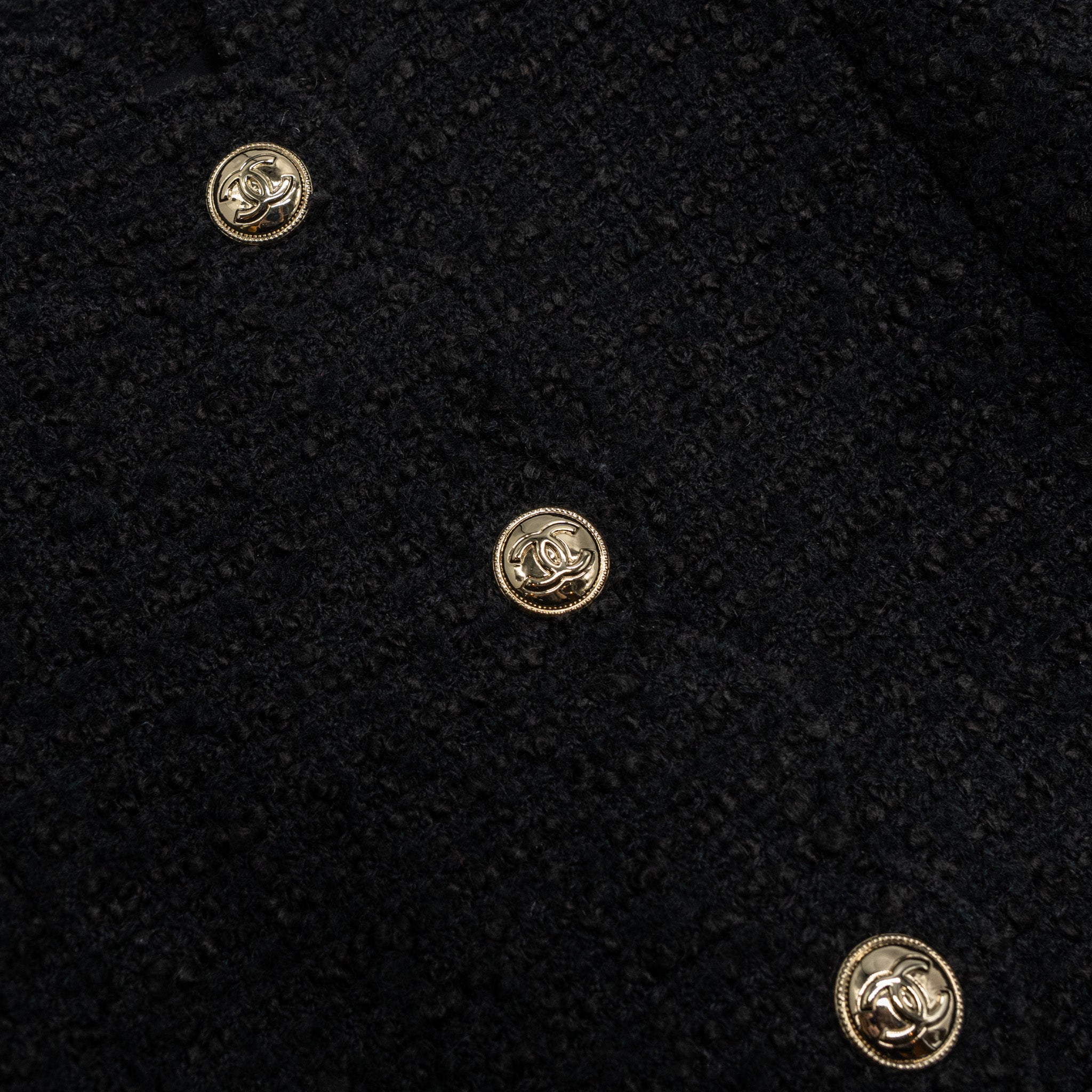 Chanel 20k Size 34 Jacket Wool/Silk Black - Image 4