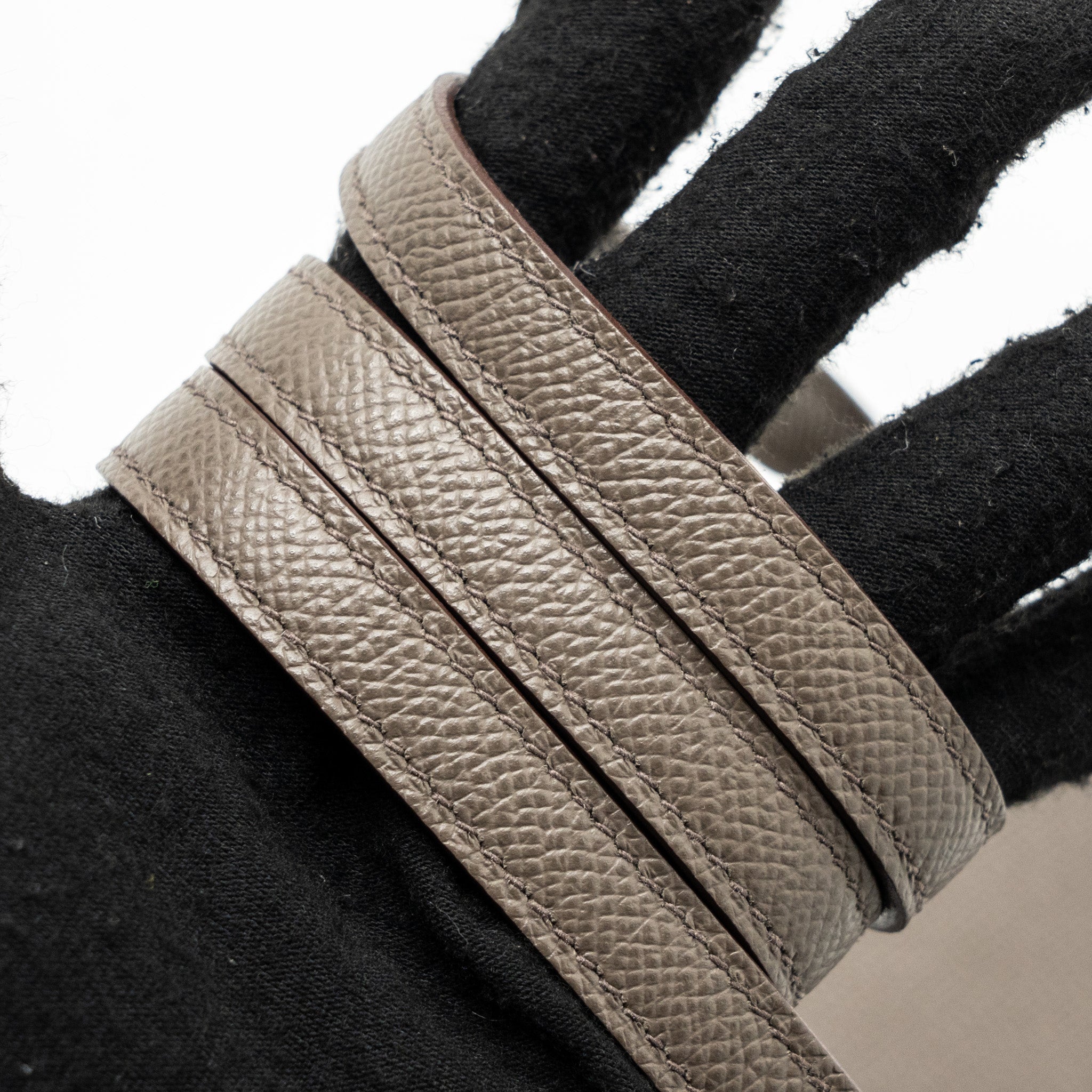 Hermes mini constance epsom gris etain RGHW stamp Y - Image 14