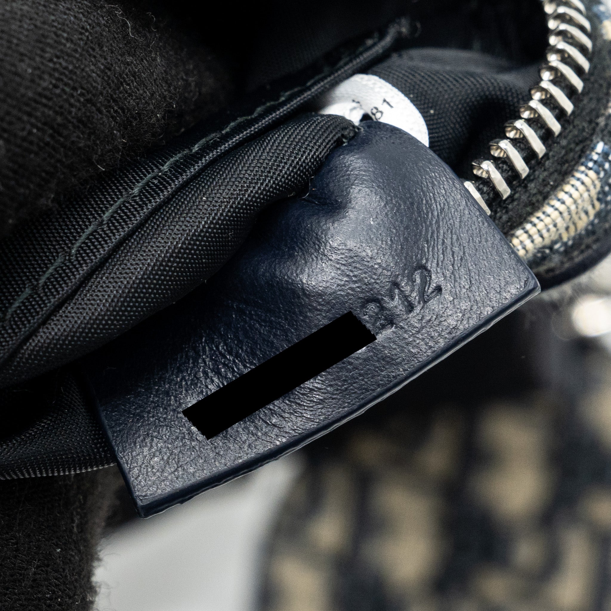 Dior 3 in 1 mini zipper pouch with strap blue jacquard SHW - Image 13