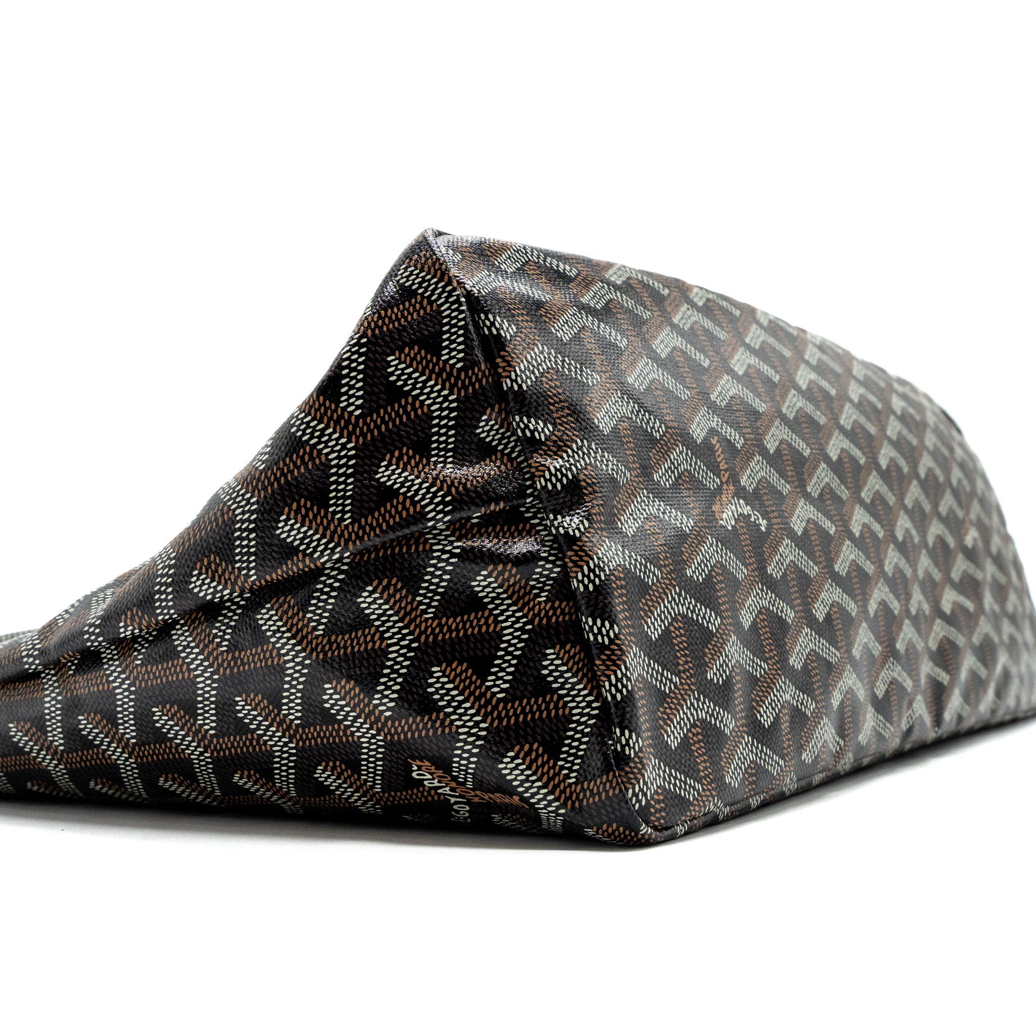 Goyard Boheme hobo bag canvas / calfskin brown with necessaries bag organizer SHW - Image 6