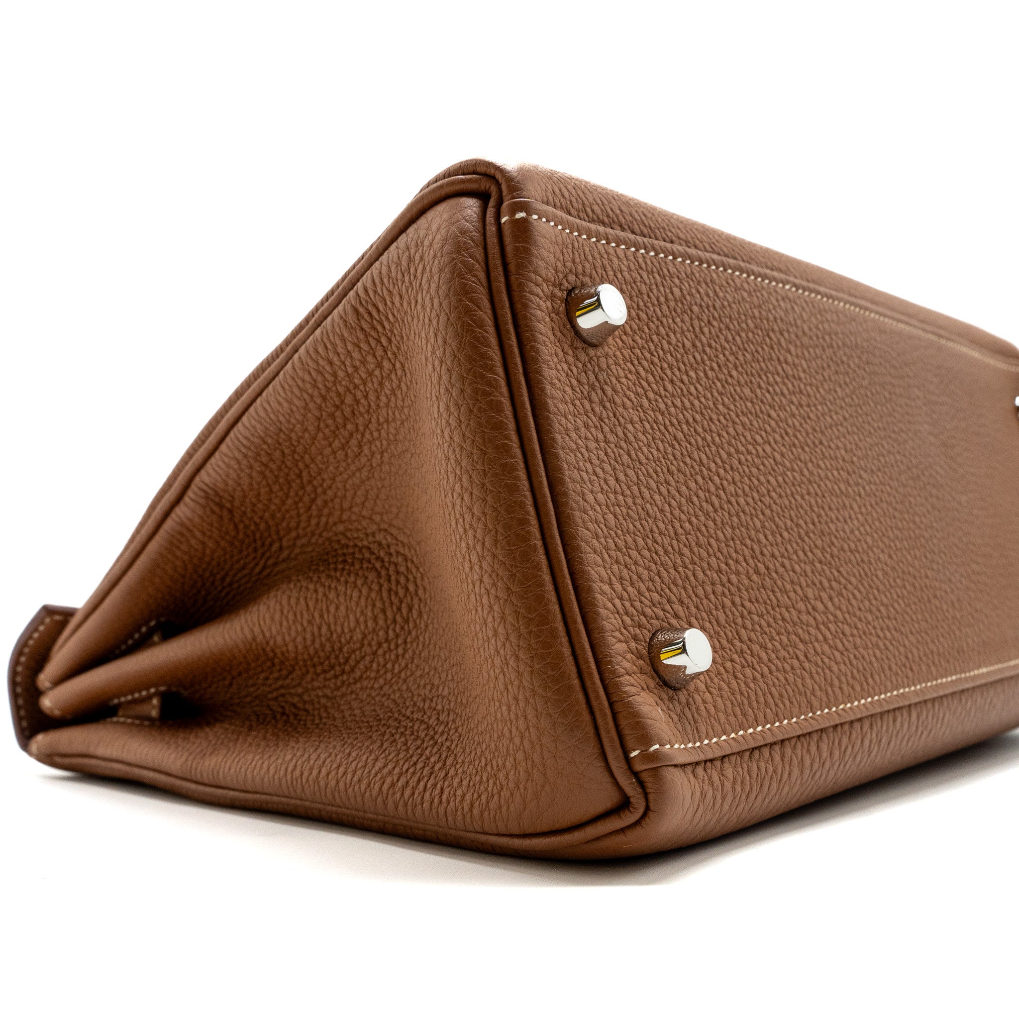 Hermes kelly 28 togo gold SHW stamp X - Image 7