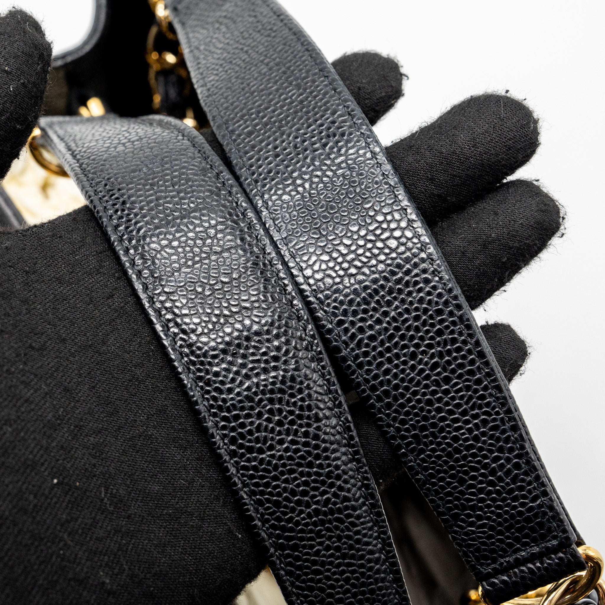 Chanel grand shopping tote bag caviar Black GHW - Image 8