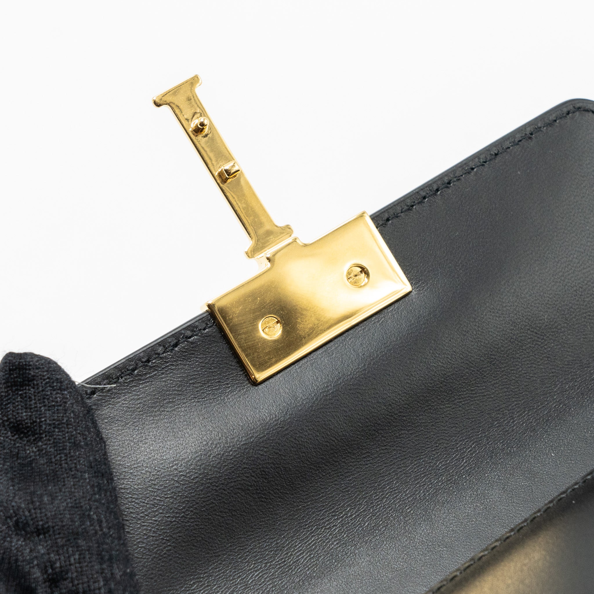 Dior micro 30 Montaigne bag calfskin black GHW - Image 10