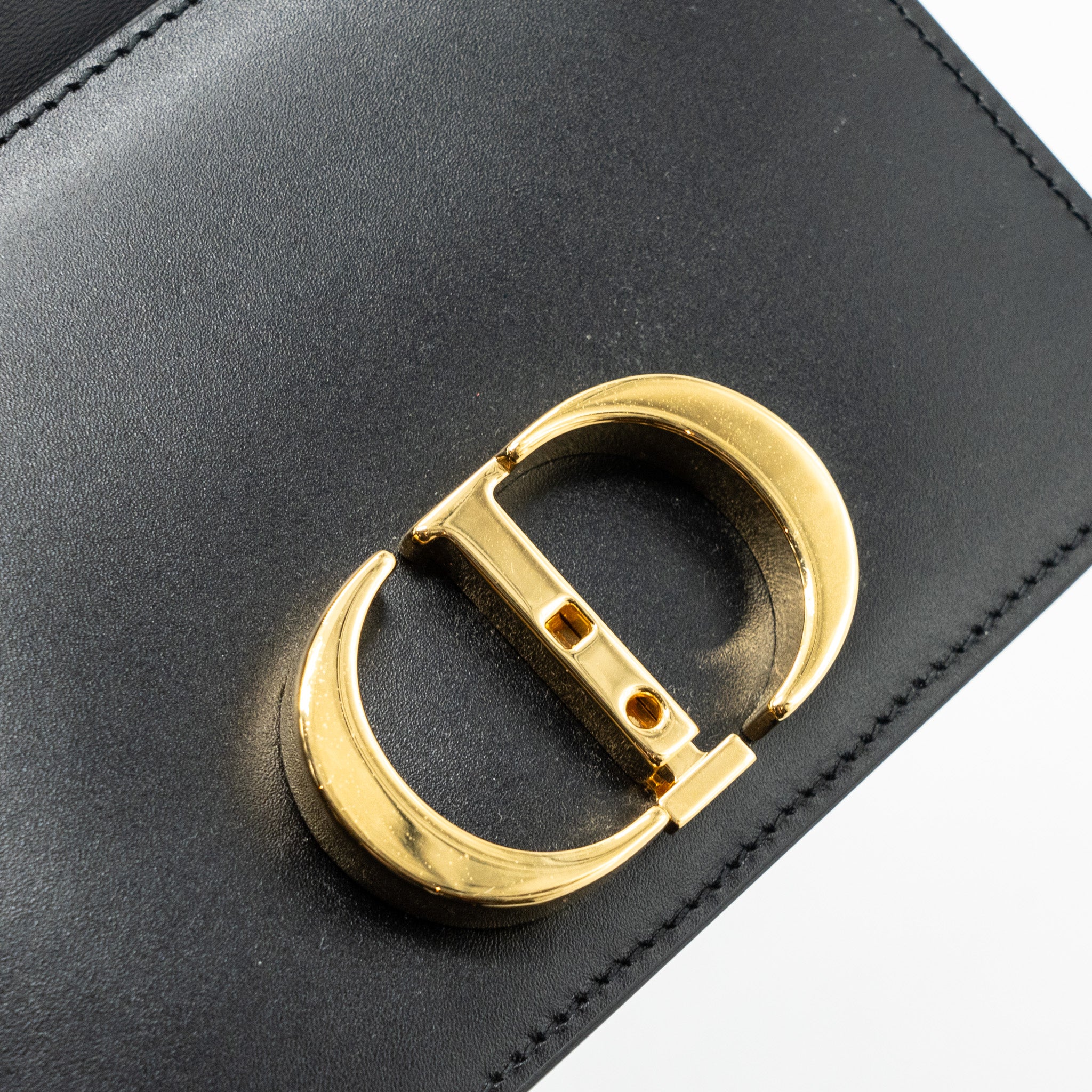 Dior micro 30 Montaigne bag calfskin black GHW - Image 11