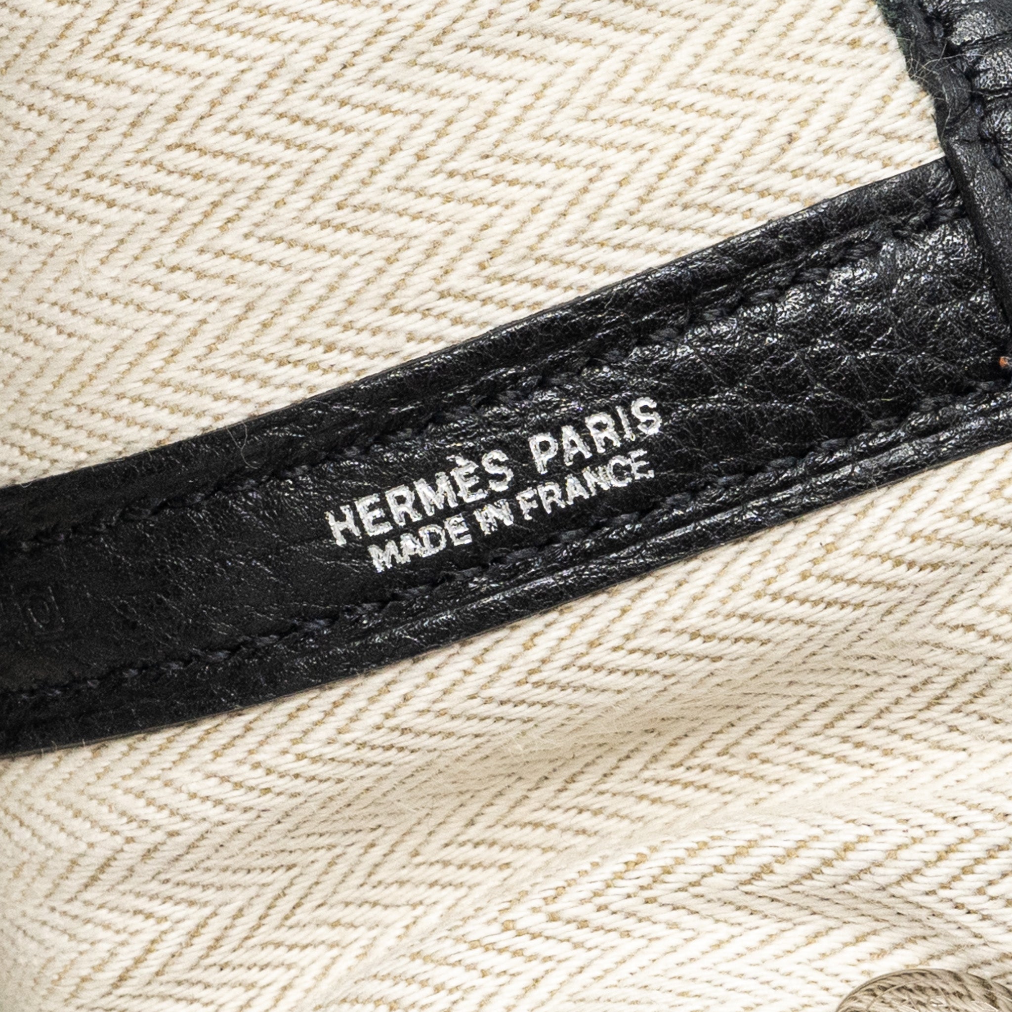 Hermes Garden Party 36 Negonda Black SHW Stamp Square O - Image 11