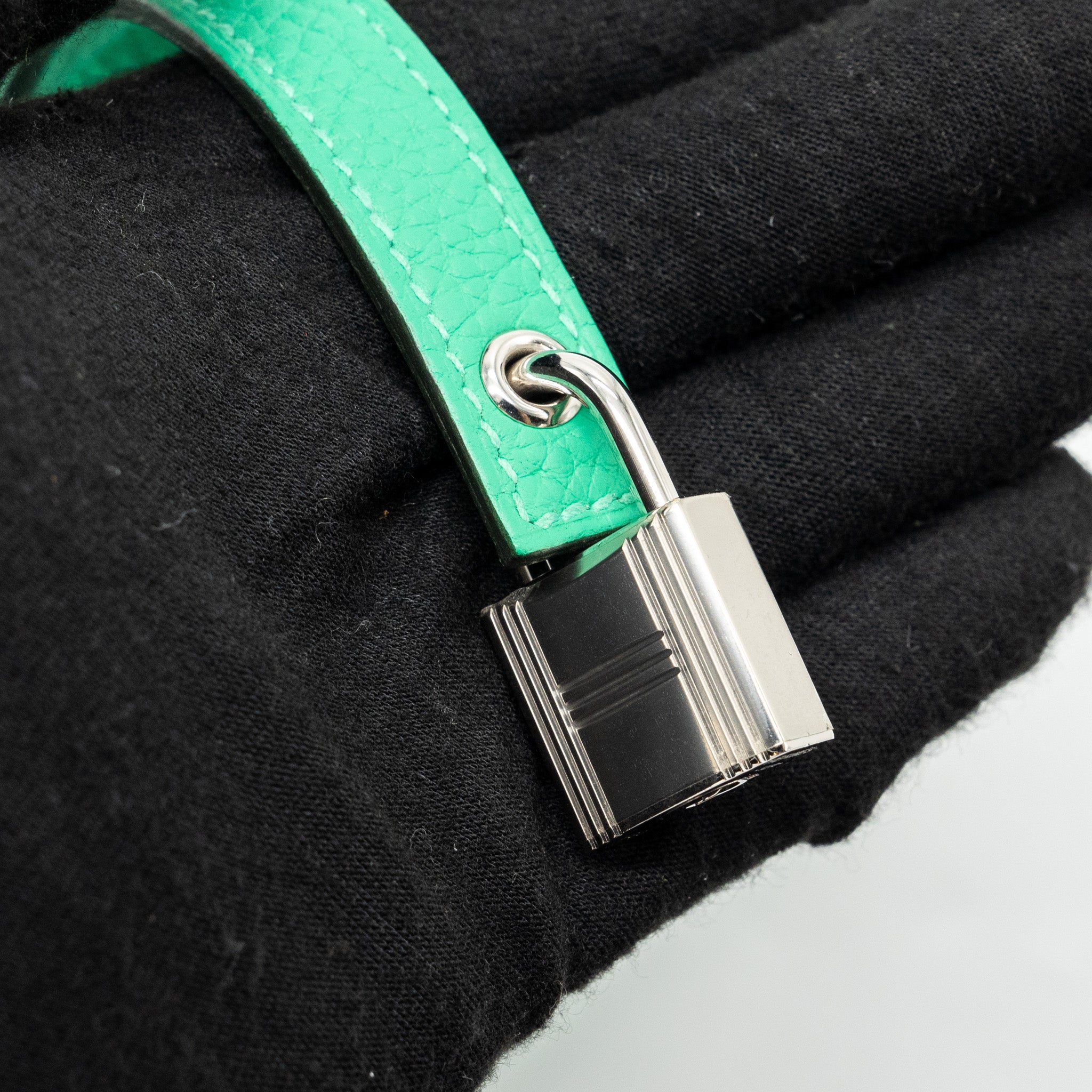 Hermes Picotin 18 Lock Bag Clemence /Alligator Touch Menthe/Vert Jade SHW Stamp Z - Image 9