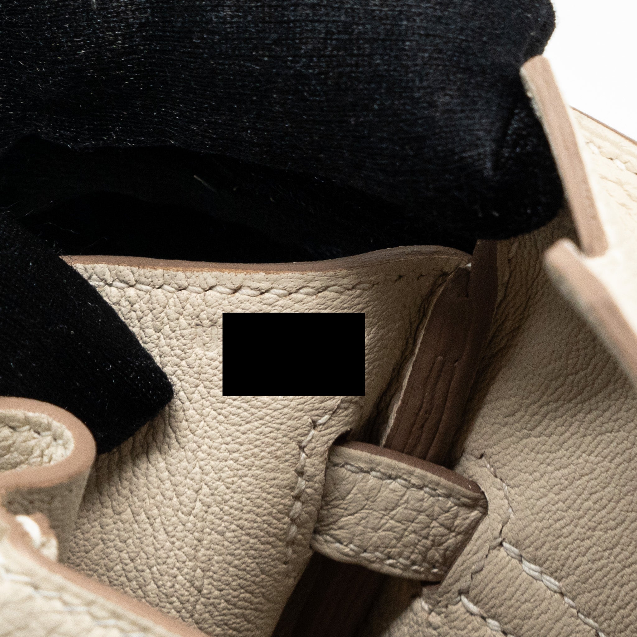 Hermes Birkin 25 Togo Craie GHW Stamp U - Image 17