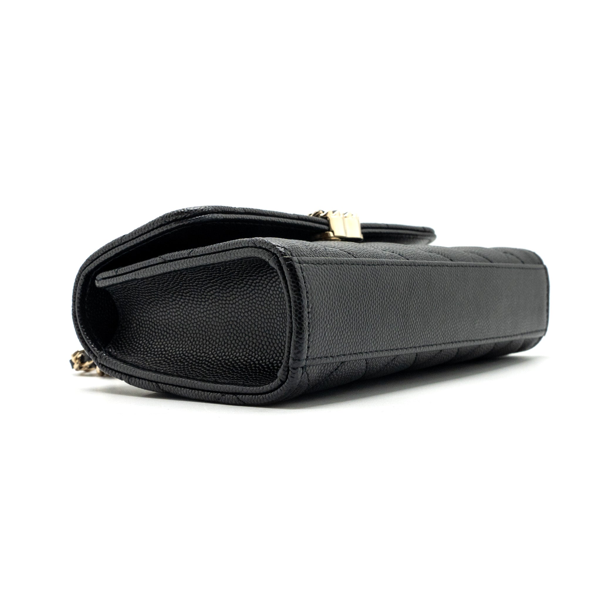 Chanel 23P Top Handle Mini Flap Bag Caviar Black LGHW (Microchip) - Image 7