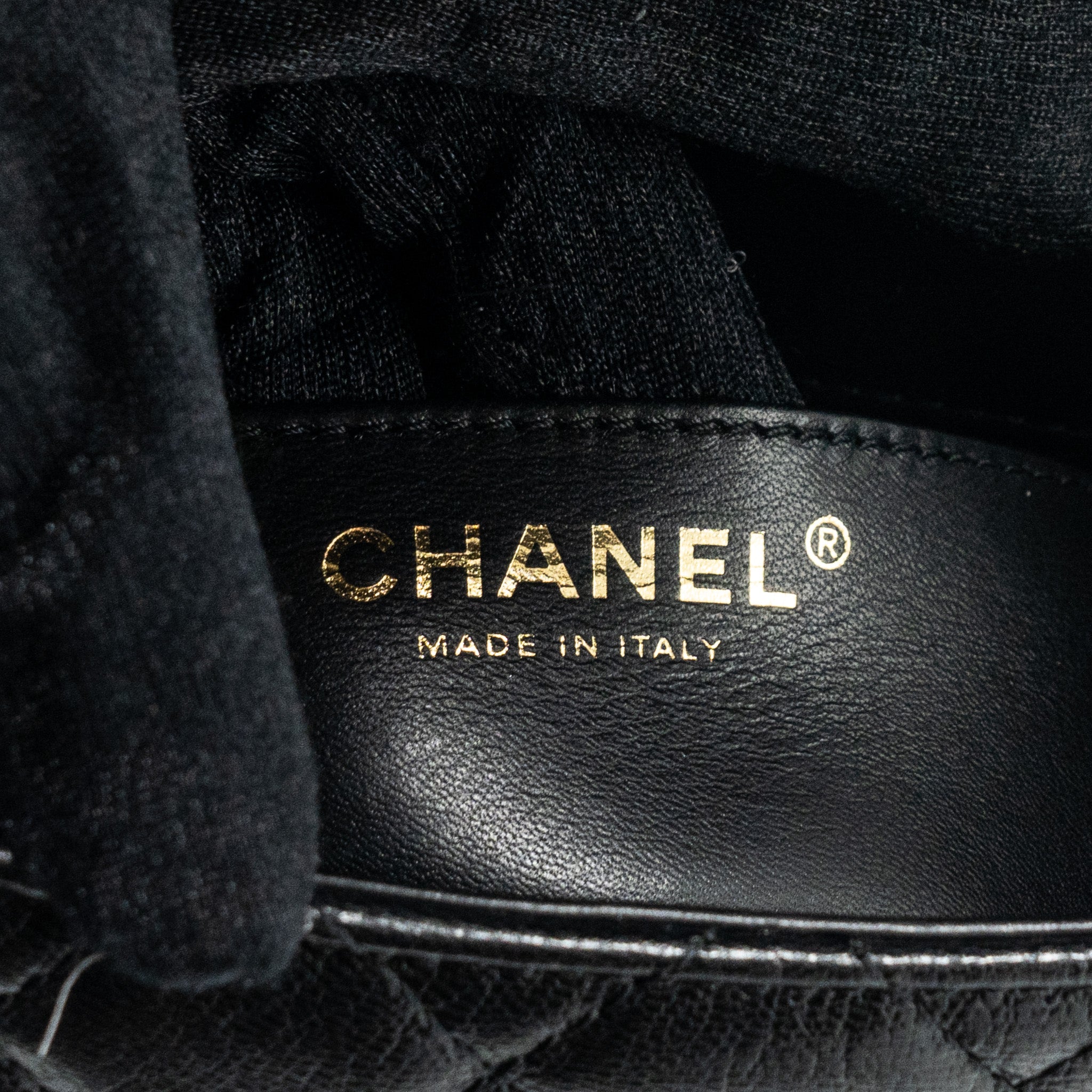Chanel 22K retro new square large flap bag goatskin black GHW (microchip) - Image 14