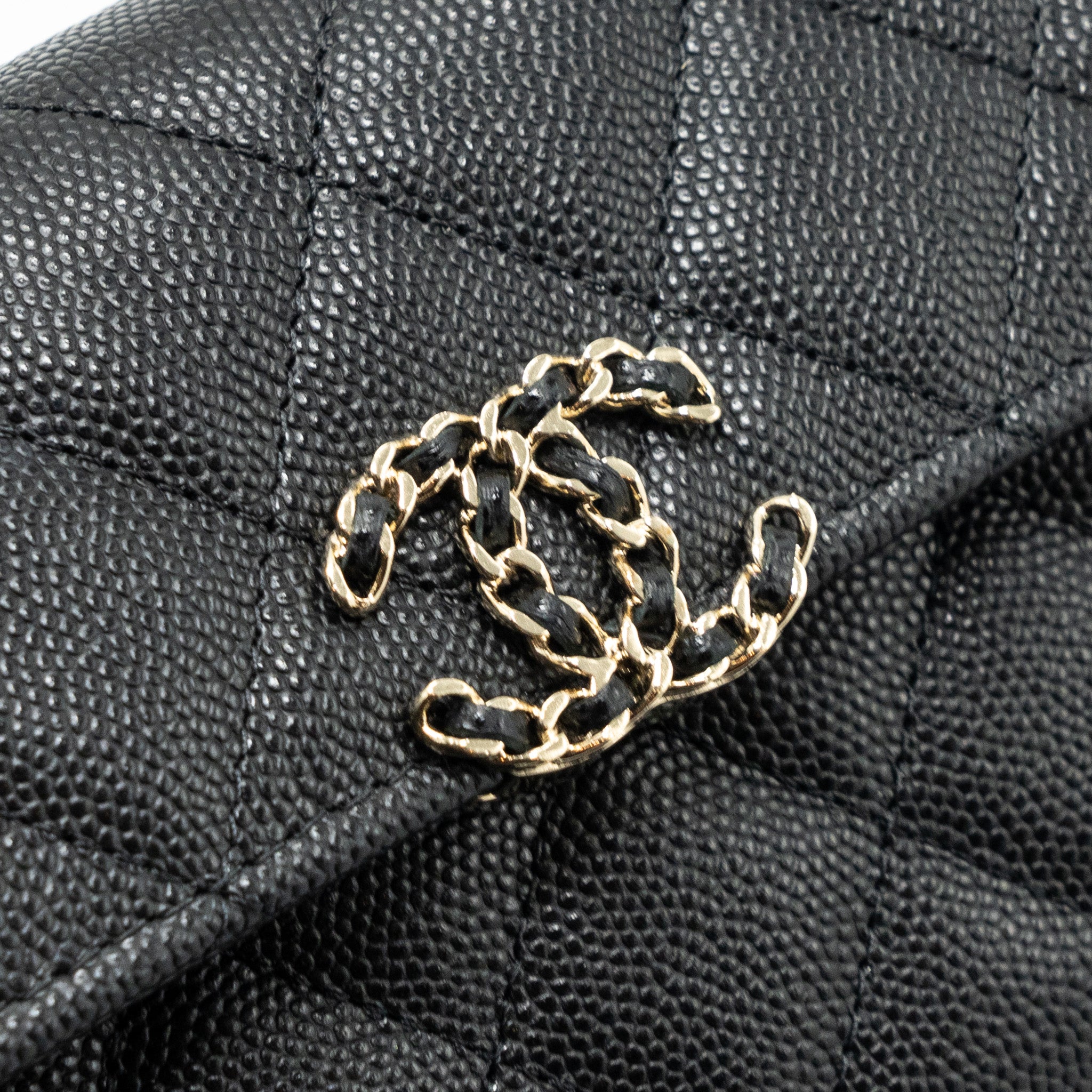 Chanel 23P Top Handle Mini Flap Bag Caviar Black LGHW (Microchip) - Image 9