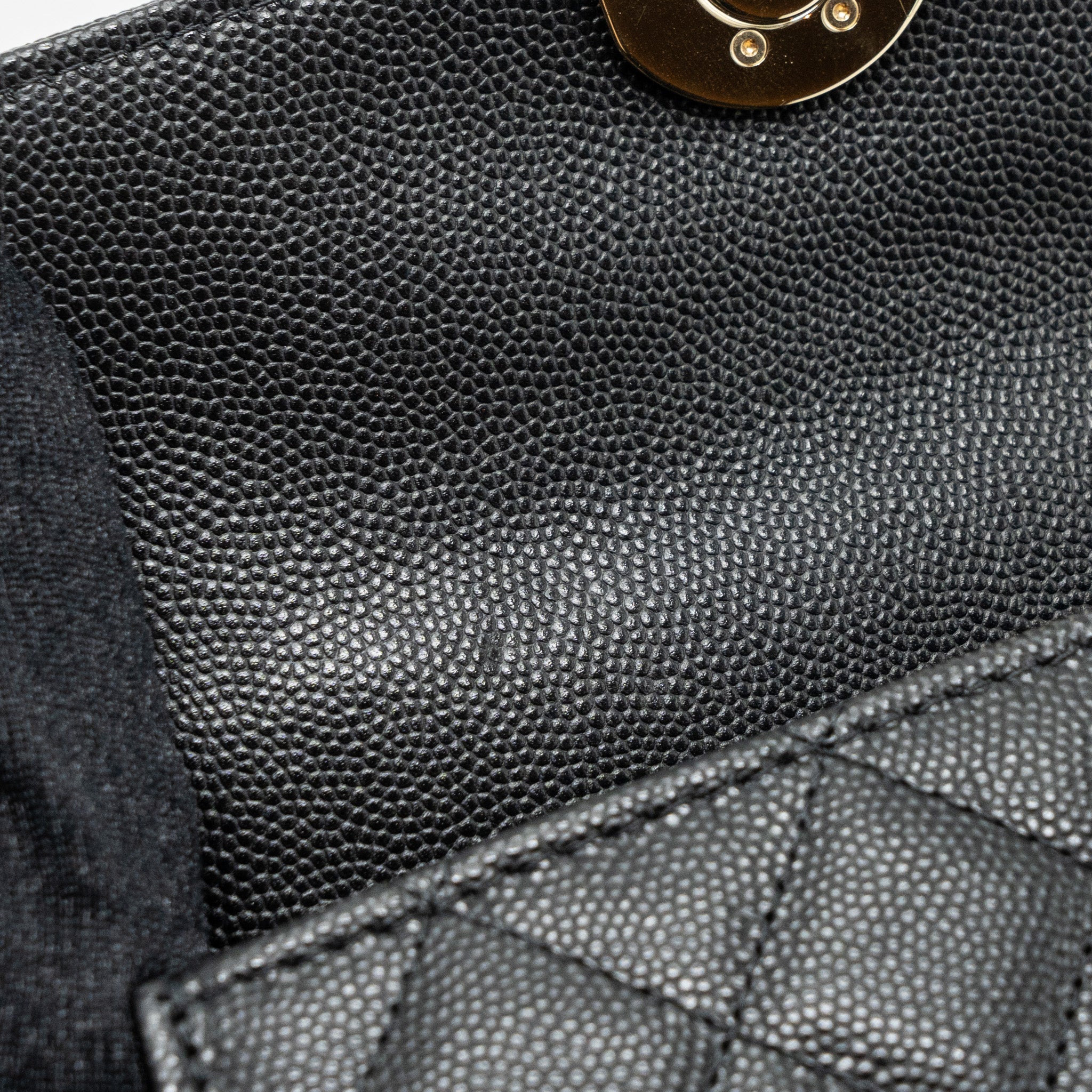 Chanel 23P Top Handle Mini Flap Bag Caviar Black LGHW (Microchip) - Image 11