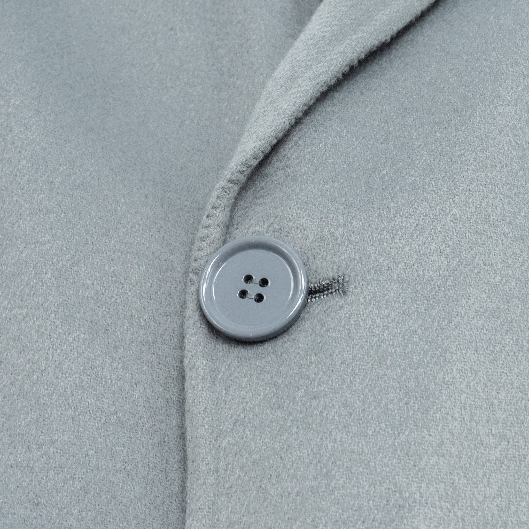‘S MaxMara Size 40 Audrey Day Coats Virgin Wool Light Grey - Image 5