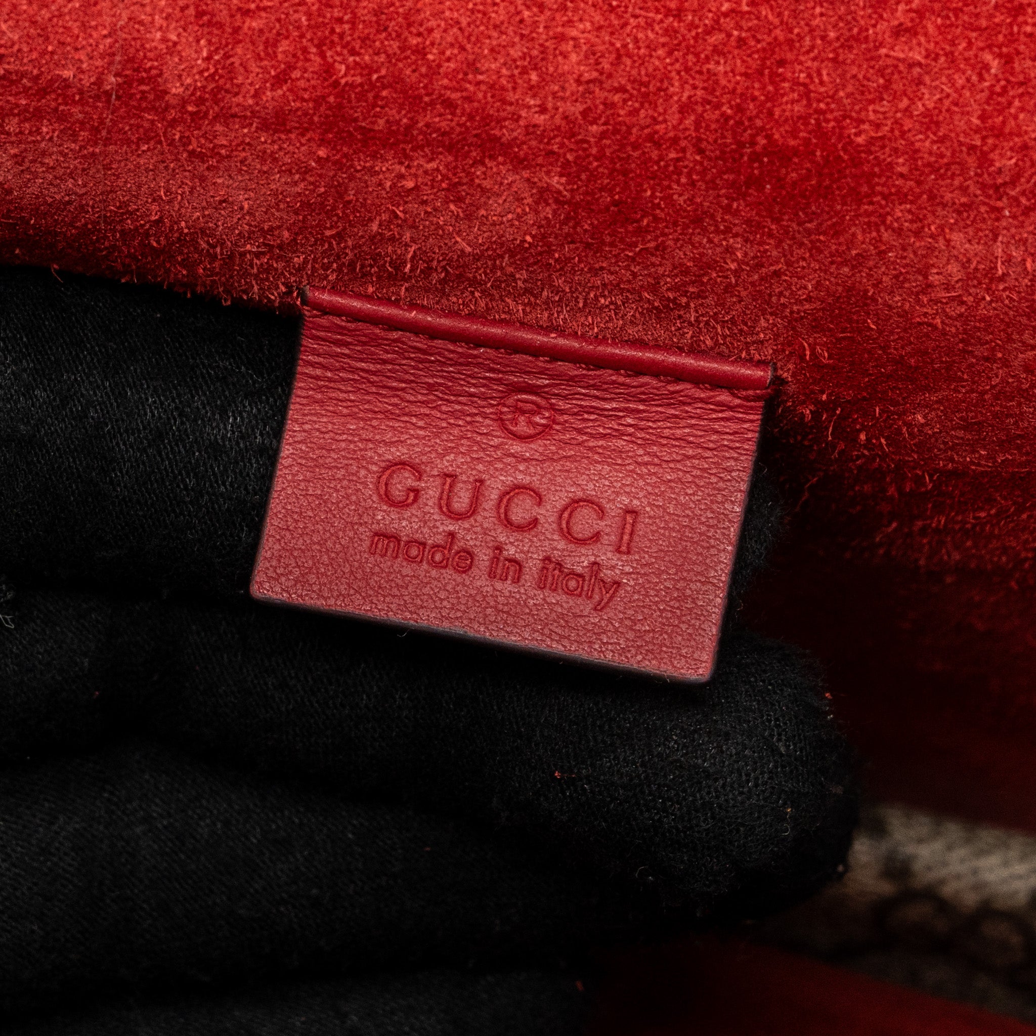 Gucci small Dionysus GG shoulder bag GG supreme canvas/ red SHW - Image 12