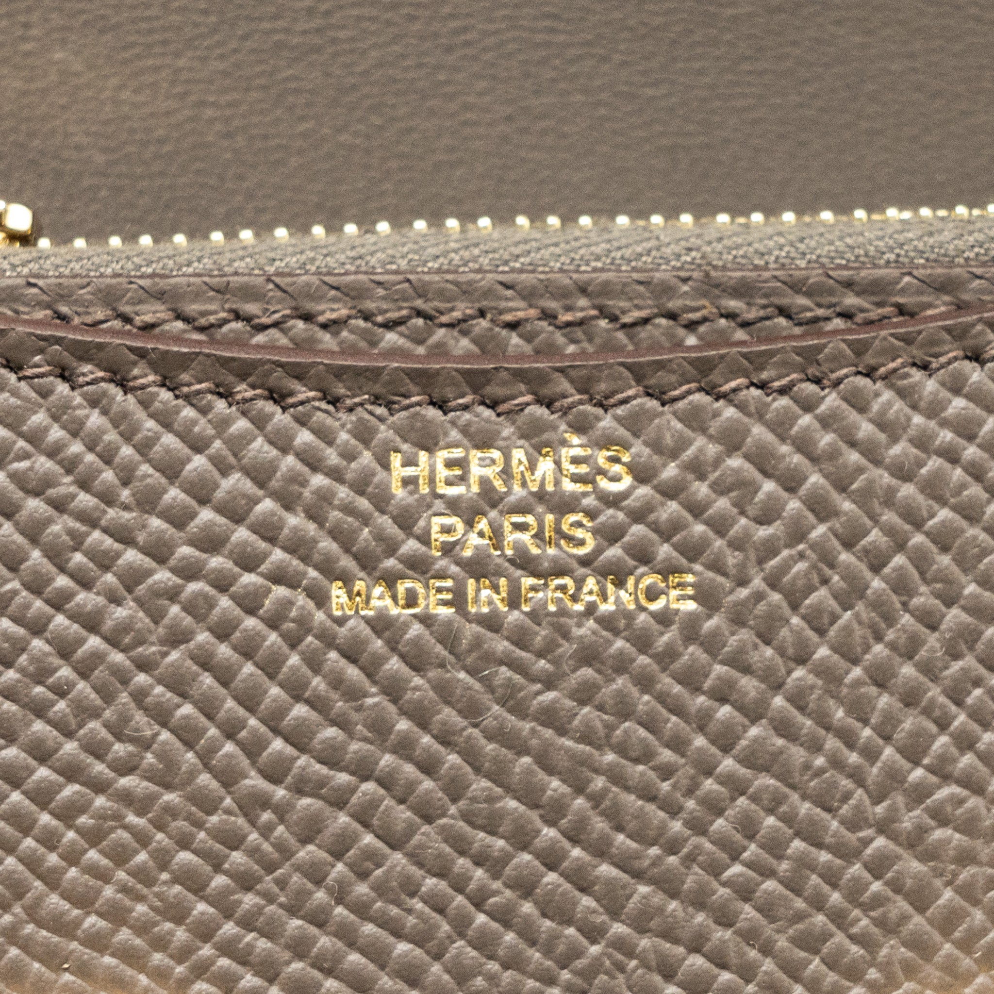 Hermes Constance Slim Epsom Gris Etain GHW Stamp Z - Image 11