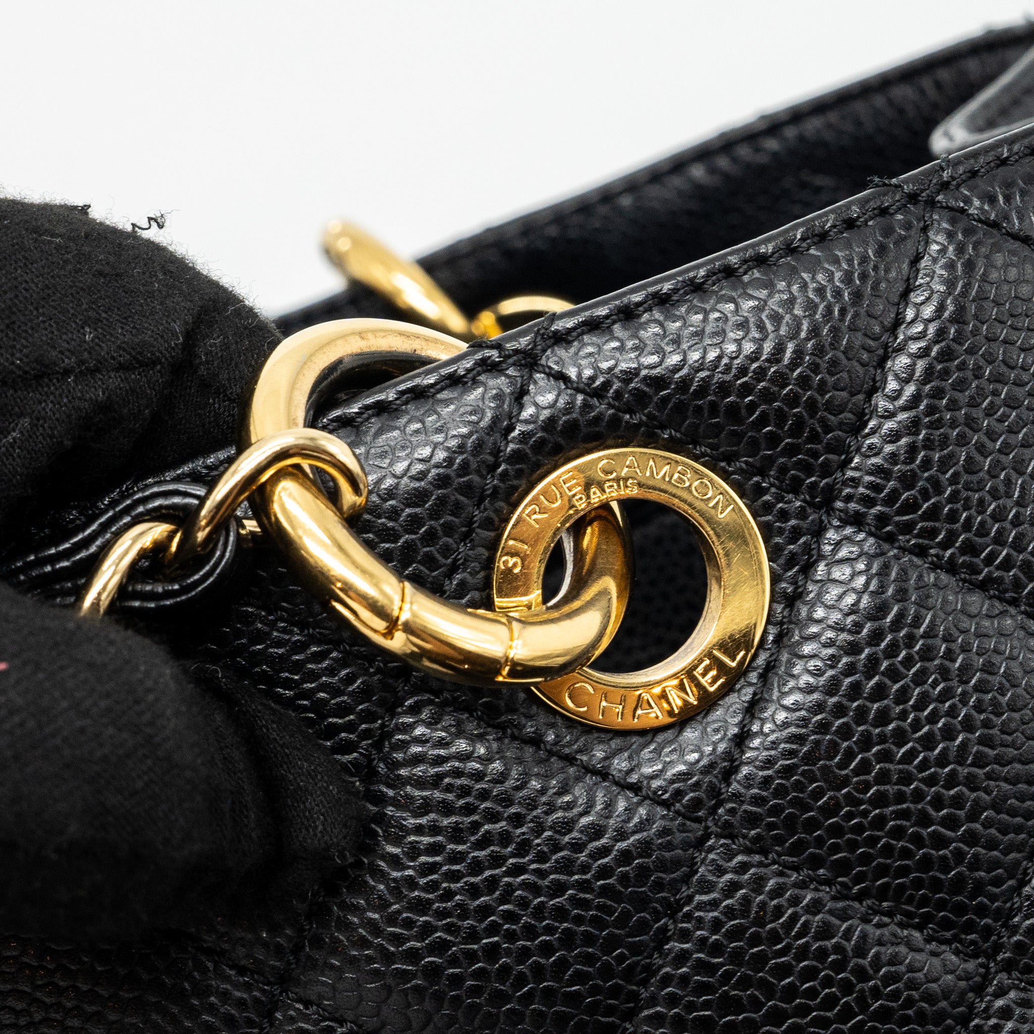 Chanel grand shopping tote bag caviar Black GHW - Image 9