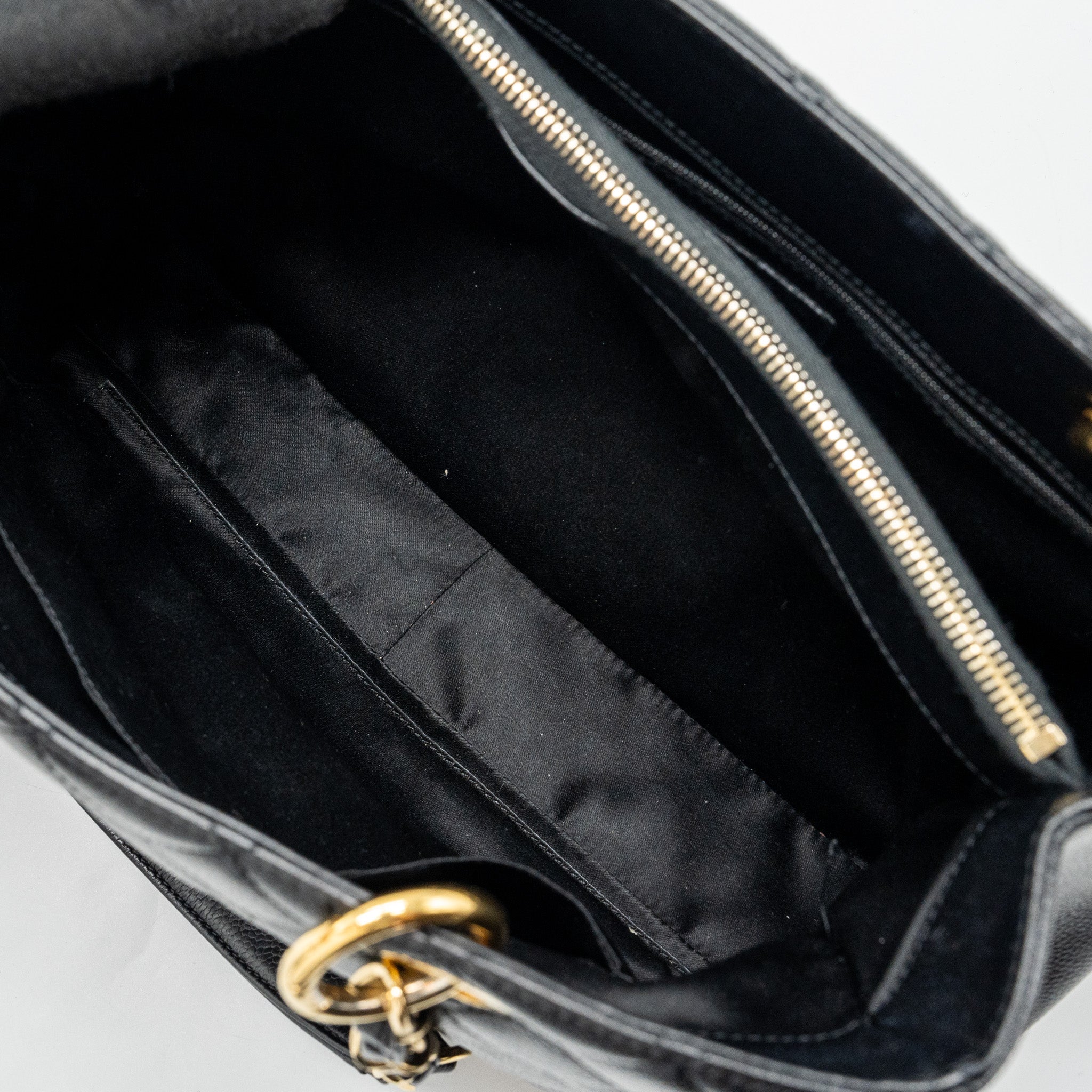 Chanel grand shopping tote bag caviar Black GHW - Image 10