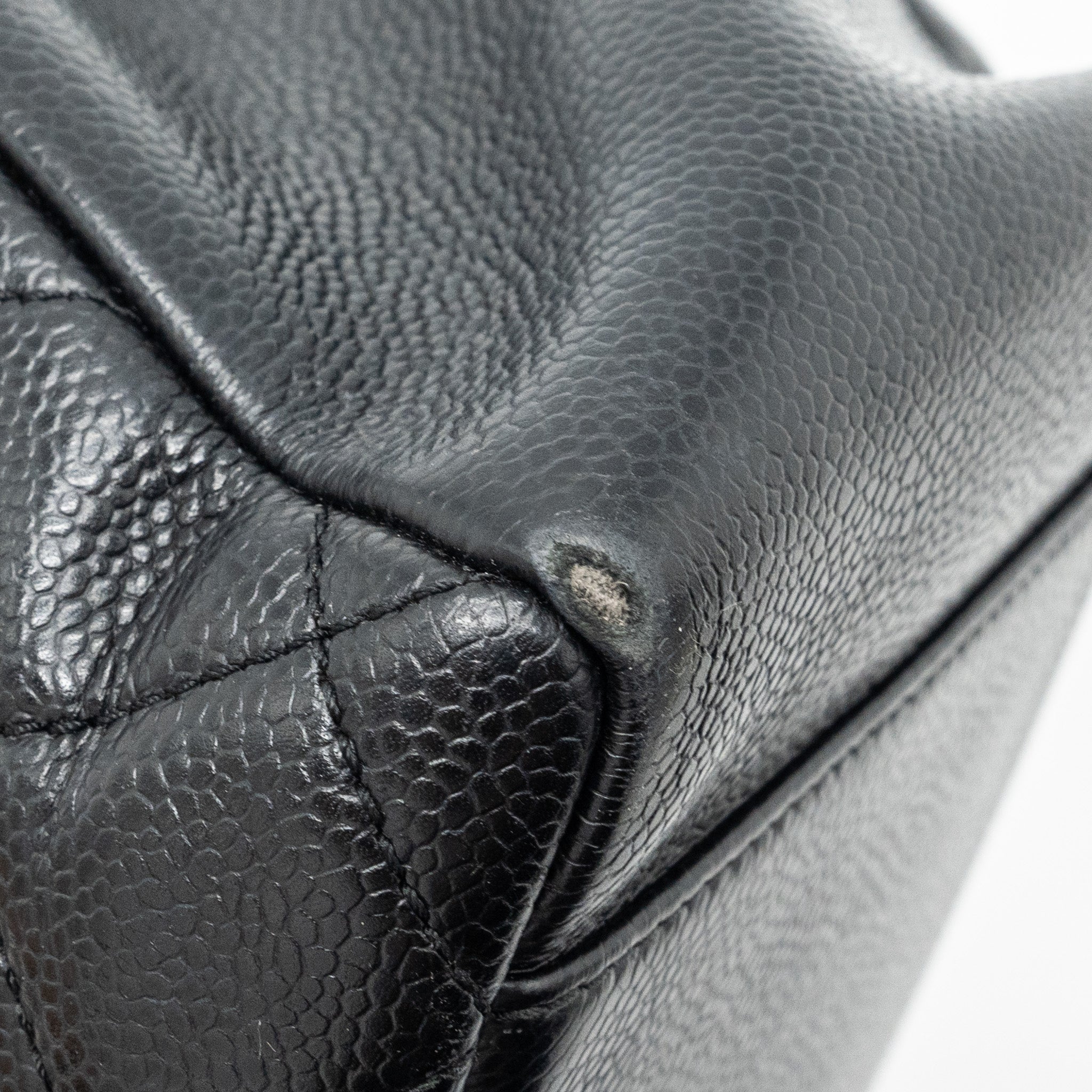 Chanel grand shopping tote bag caviar Black GHW - Image 13
