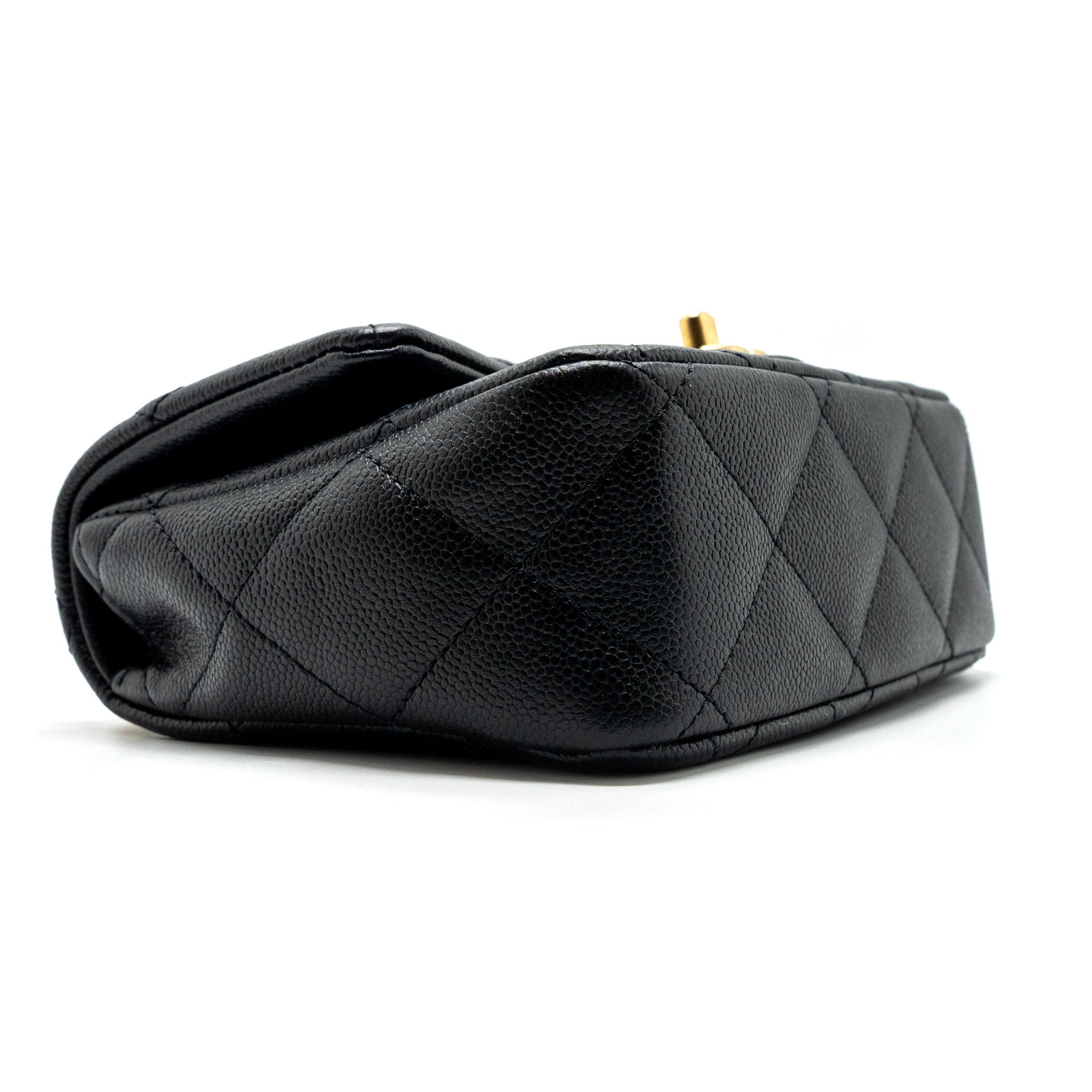 Chanel 23p Coco Love Flap Bag Caviar Black GHW(microchip) - Image 7