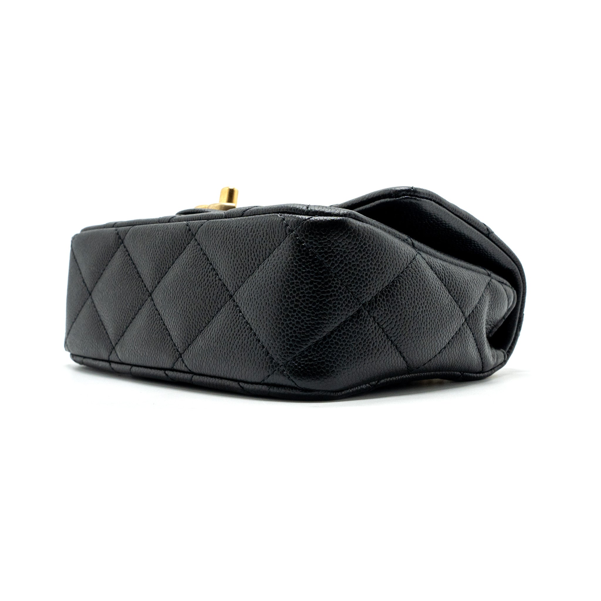 Chanel 23p Coco Love Flap Bag Caviar Black GHW(microchip) - Image 8