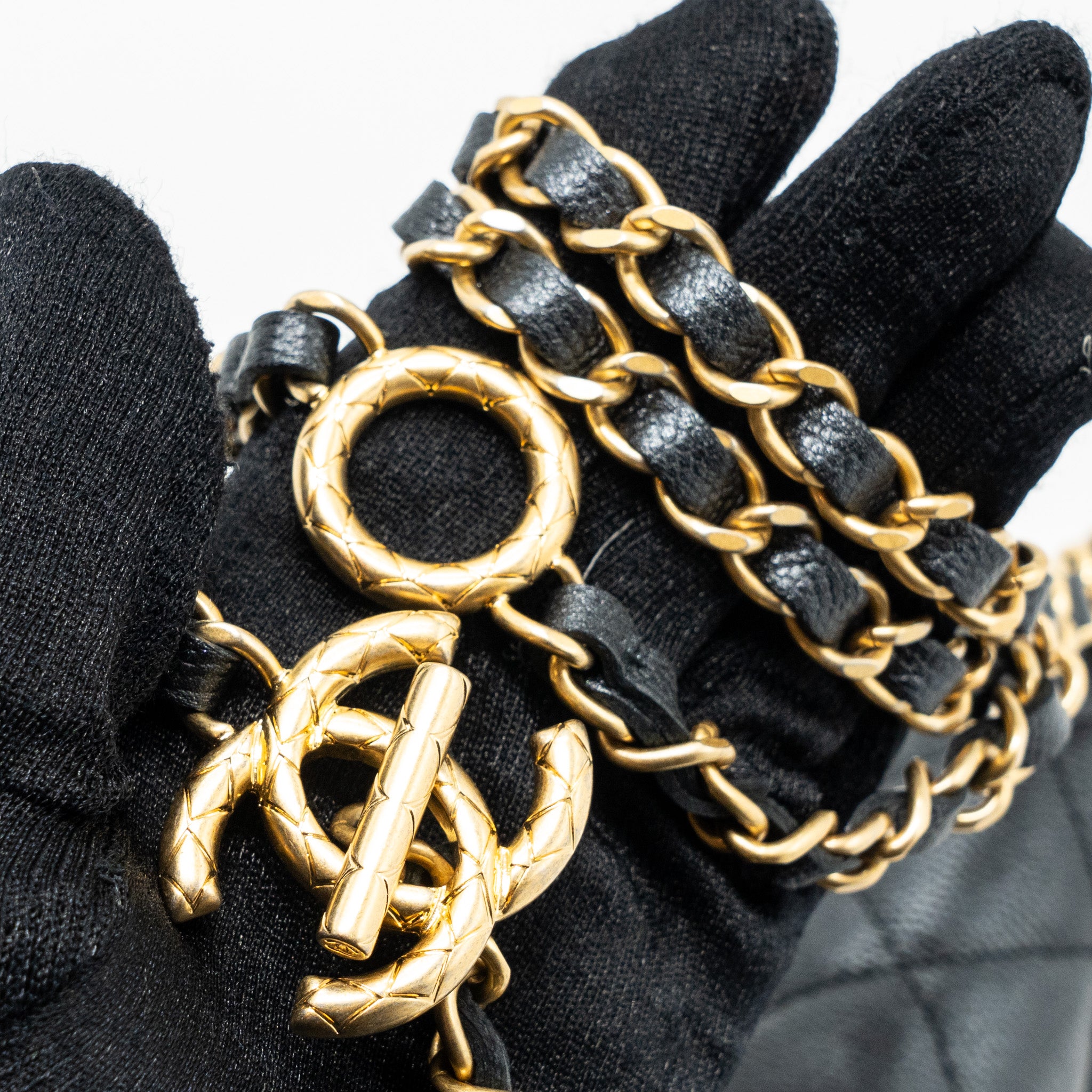Chanel Mini Flap Bag With Adjustable Chains Caviar Black GHW(microchip) - Image 14