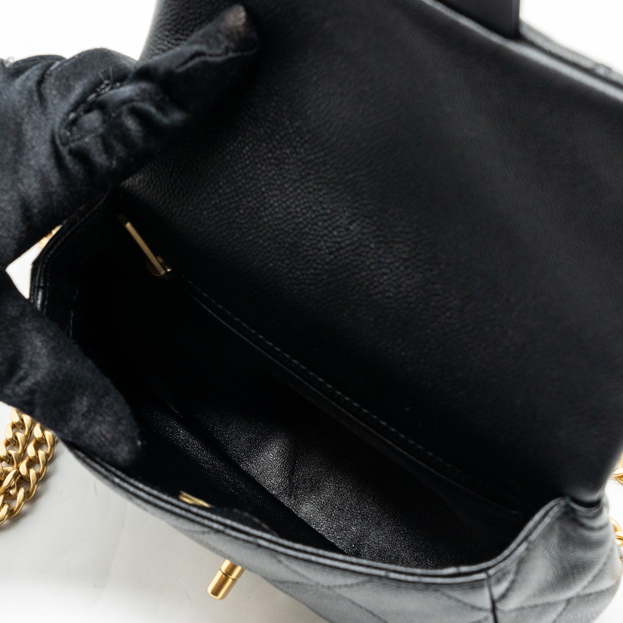 Chanel 23p Coco Love Flap Bag Caviar Black GHW(microchip) - Image 11